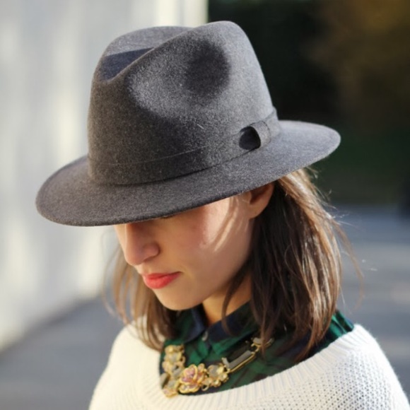 Bailey For J Crew Packable Fedora Hat 
